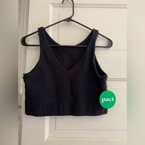 PACT Reversible Brushed Bra Top Women’s Size Medium